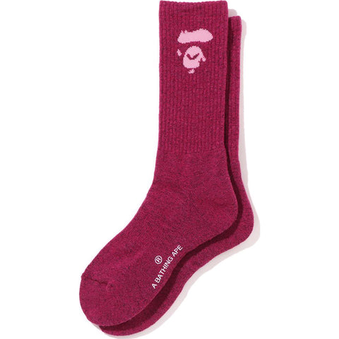 A BATHING APE TERRY SOCKS L