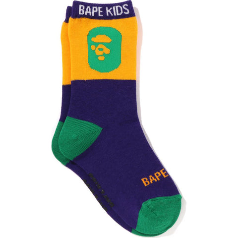 APE HEAD COLOR BLOCK SOCKS K