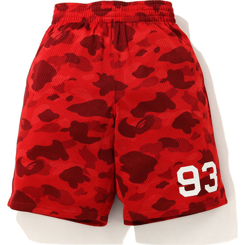 COLOR CAMO MESH BASKETBALL SHORTS MENS