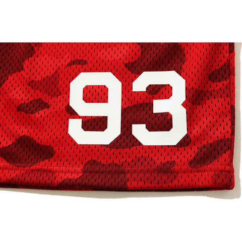 COLOR CAMO MESH BASKETBALL SHORTS MENS