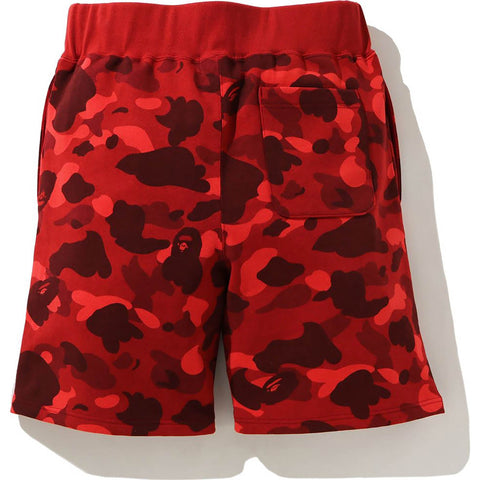 COLOR CAMO SWEAT SHORTS MENS