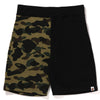 1ST CAMO BACK SHARK SWEAT SHORTS M