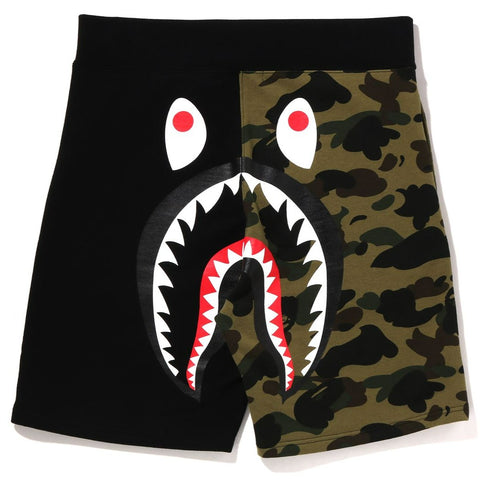 1ST CAMO BACK SHARK SWEAT SHORTS M