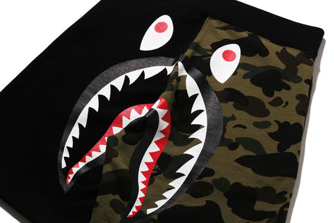 1ST CAMO BACK SHARK SWEAT SHORTS M