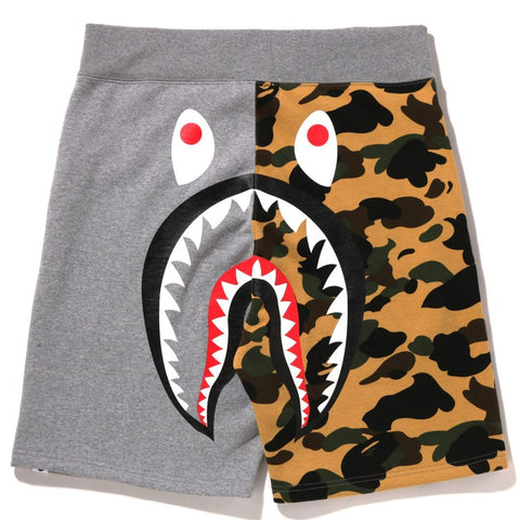 1ST CAMO BACK SHARK SWEAT SHORTS M