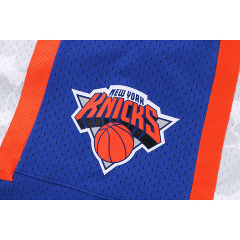 BAPE X MITCHELL & NESS NEW YORK KNICKS JERSEY SHORTS MENS