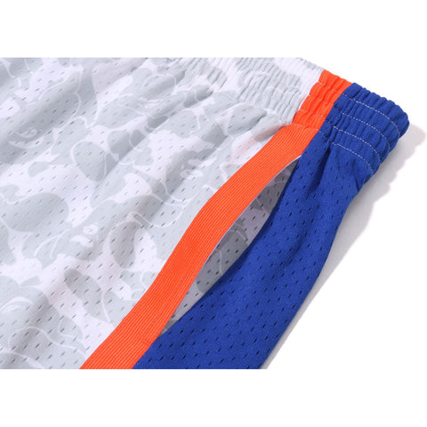 BAPE X MITCHELL & NESS NEW YORK KNICKS JERSEY SHORTS MENS