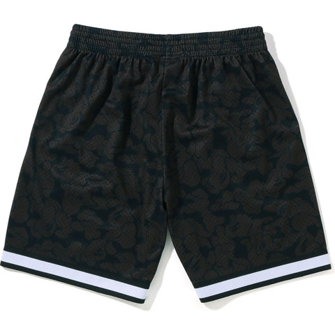 BAPE X MITCHELL & NESS BROOKLYN NETS JERSEY SHORTS MENS