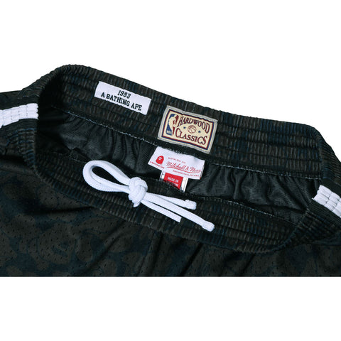 BAPE X MITCHELL & NESS BROOKLYN NETS JERSEY SHORTS MENS