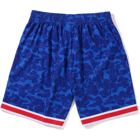 BAPE X MITCHELL & NESS BROOKLYN NETS JERSEY SHORTS MENS