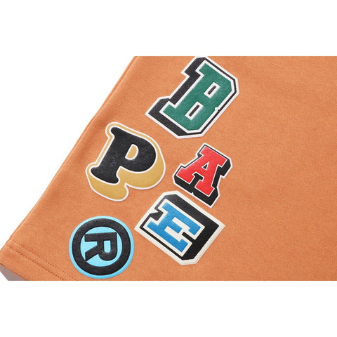 MULTI FONTS SWEAT SHORTS MENS