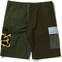 CRAZY PATTERN 6 POCKET WIDE FIT SHORTS MENS