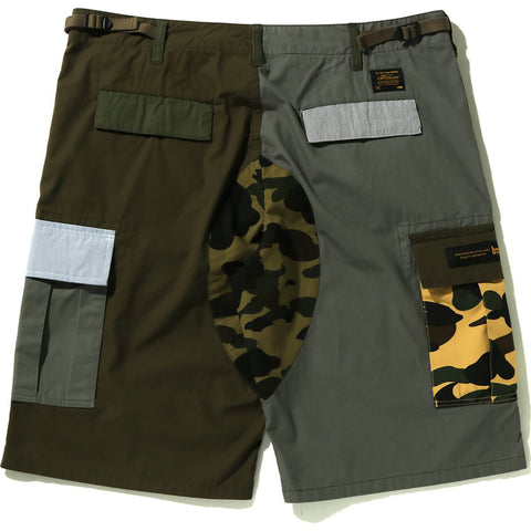 CRAZY PATTERN 6 POCKET WIDE FIT SHORTS MENS