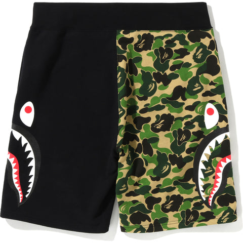 ABC CAMO SIDE SHARK SWEAT SHORTS M