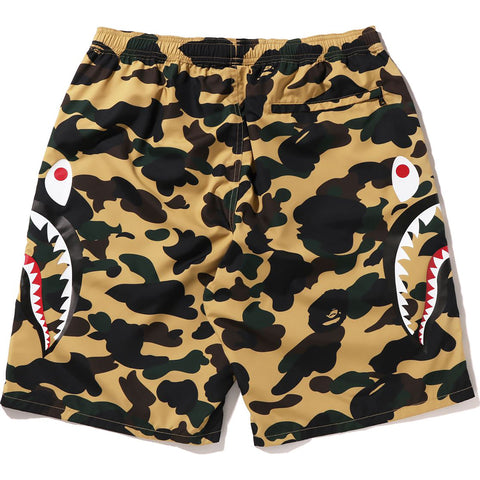 1ST CAMO SIDE SHARK BEACH SHORTS MENS