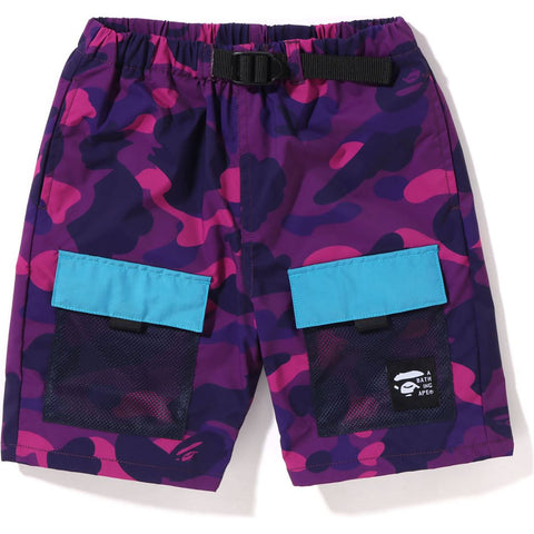 COLOR CAMO MESH POCKET SHORTS KIDS