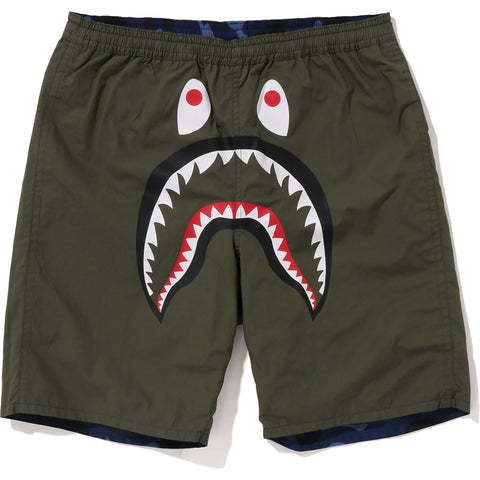 COLOR CAMO SHARK REVERSIBLE SHORTS MENS