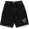 PATCH 2 TONE WASHED WORK SHORTS M