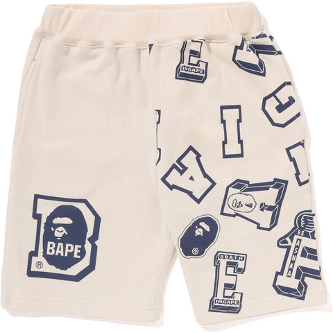COLLEGE LOGO PATTERN SHORTS KIDS