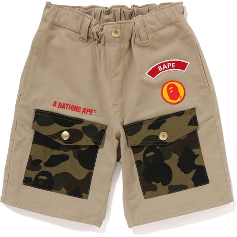 BAPE BOY SCOUT SHORTS KIDS