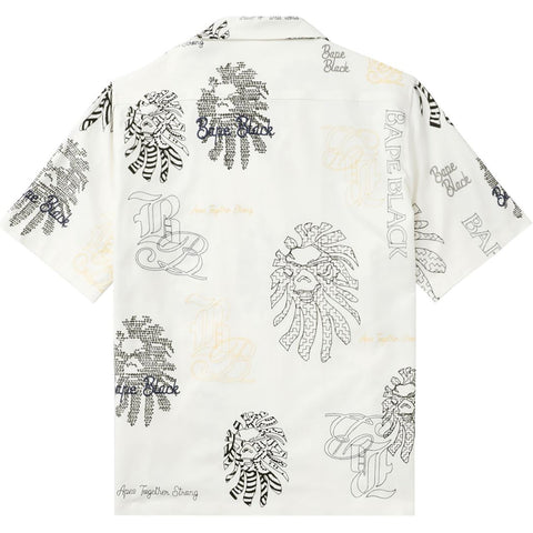 BAPE BLACK BAPE GRAPHIC STITCH SHIRT MENS