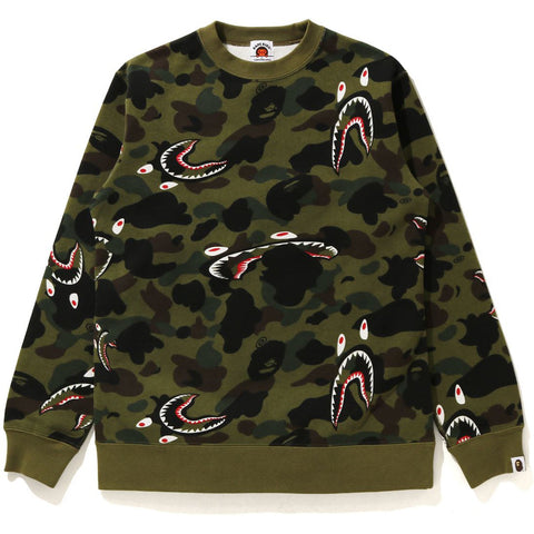 SHARK 1ST CAMO CREWNECK KIDS