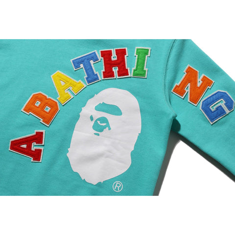 APE HEAD COLLEGE PATCH CREWNECK KIDS