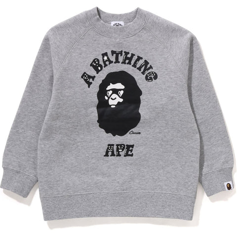 BAPE KIDS X CHOCOMOO COLLEGE CREWNECK KIDS
