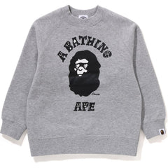 BAPE KIDS X CHOCOMOO COLLEGE CREWNECK KIDS