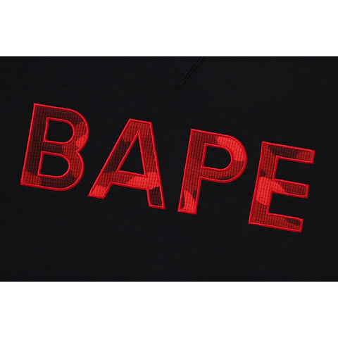 BAPE PATCH RELAXED FIT CREWNECK M