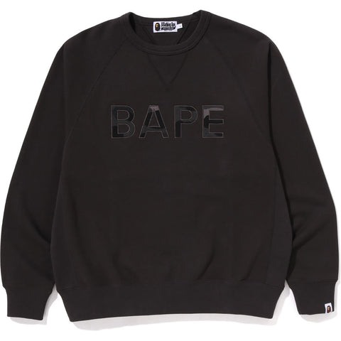 BAPE PATCH RELAXED FIT CREWNECK M