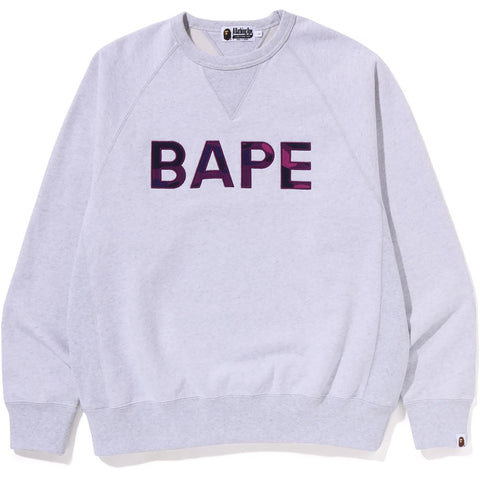 BAPE PATCH RELAXED FIT CREWNECK M