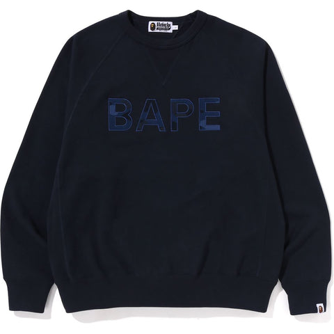 BAPE PATCH RELAXED FIT CREWNECK M