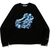 ABC CAMO PATCH LOOSE FIT CREWNECK M