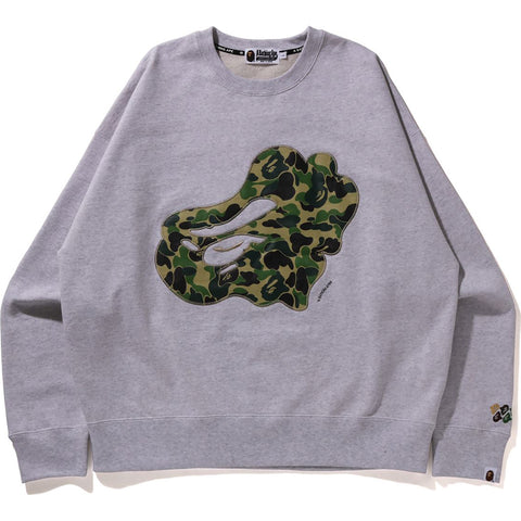 ABC CAMO PATCH LOOSE FIT CREWNECK M