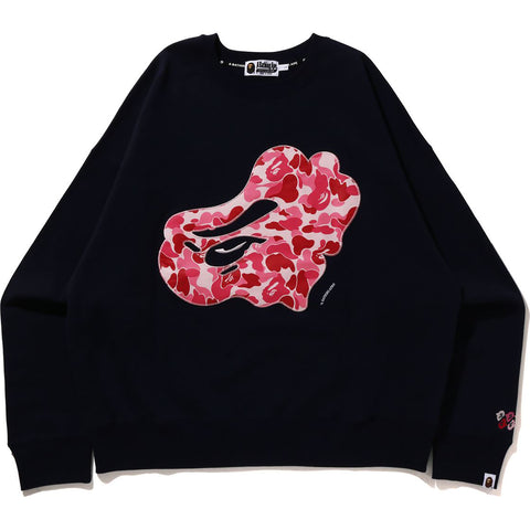 ABC CAMO PATCH LOOSE FIT CREWNECK M