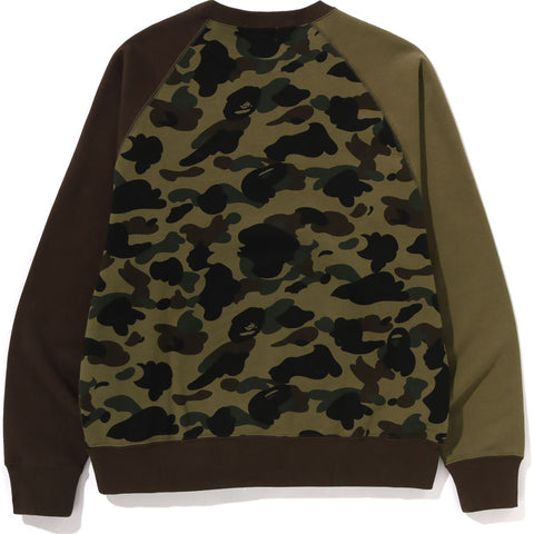 1ST CAMO CRAZY NYC LOGO RELAXED FIT CREWNECK M