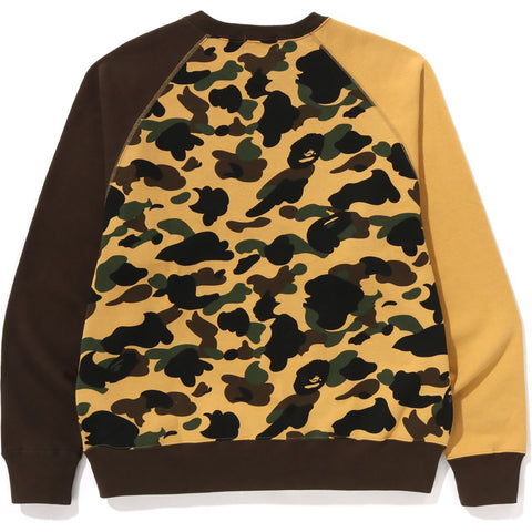 1ST CAMO CRAZY NYC LOGO RELAXED FIT CREWNECK M