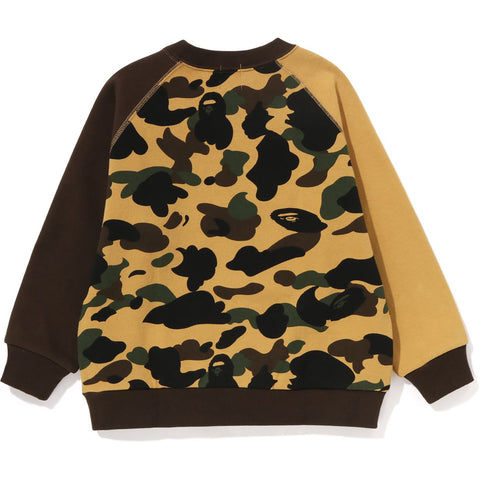 1ST CAMO BATHING APE LOOSE FIT CREWNECK K