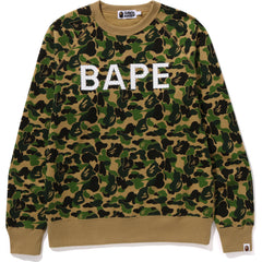 ABC CAMO CRYSTAL STONE CREWNECK MENS