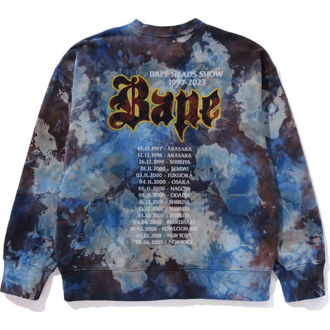 TIE DYE BOOMBOX CREWNECK RELAXED FIT MENS