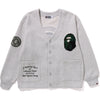 COLLEGE BADGES SWEAT CARDIGAN MENS