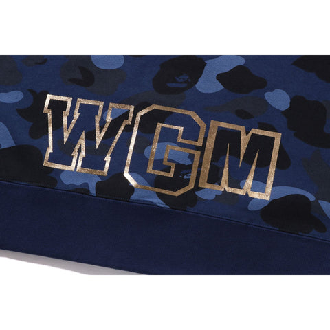 BAPE MENS COLOR CAMO SHARK CREWNECK SWEATSHIRT