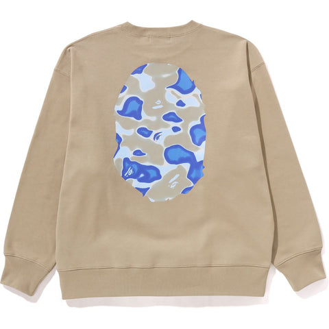 LIQUID CAMO APE HEAD CREWNECK SWEAT RELAXED FIT MENS