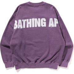 SPRAY APE HEAD GARMENT DYED CREWNECK MENS