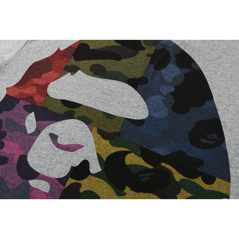 MIX CAMO BIG BIG APE HEAD TEE LADIES