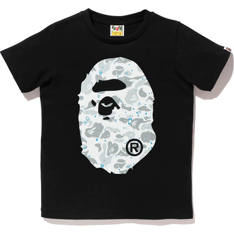 SPACE CAMO BIG APE HEAD TEE LADIES