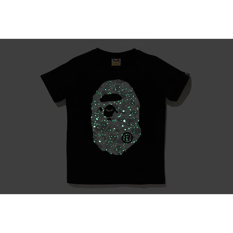 SPACE CAMO BIG APE HEAD TEE LADIES