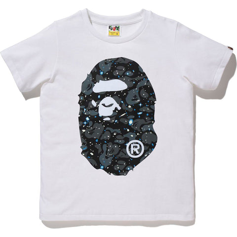 SPACE CAMO BIG APE HEAD TEE LADIES