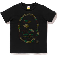 1ST CAMO TEXT APE HEAD TEE LADIES